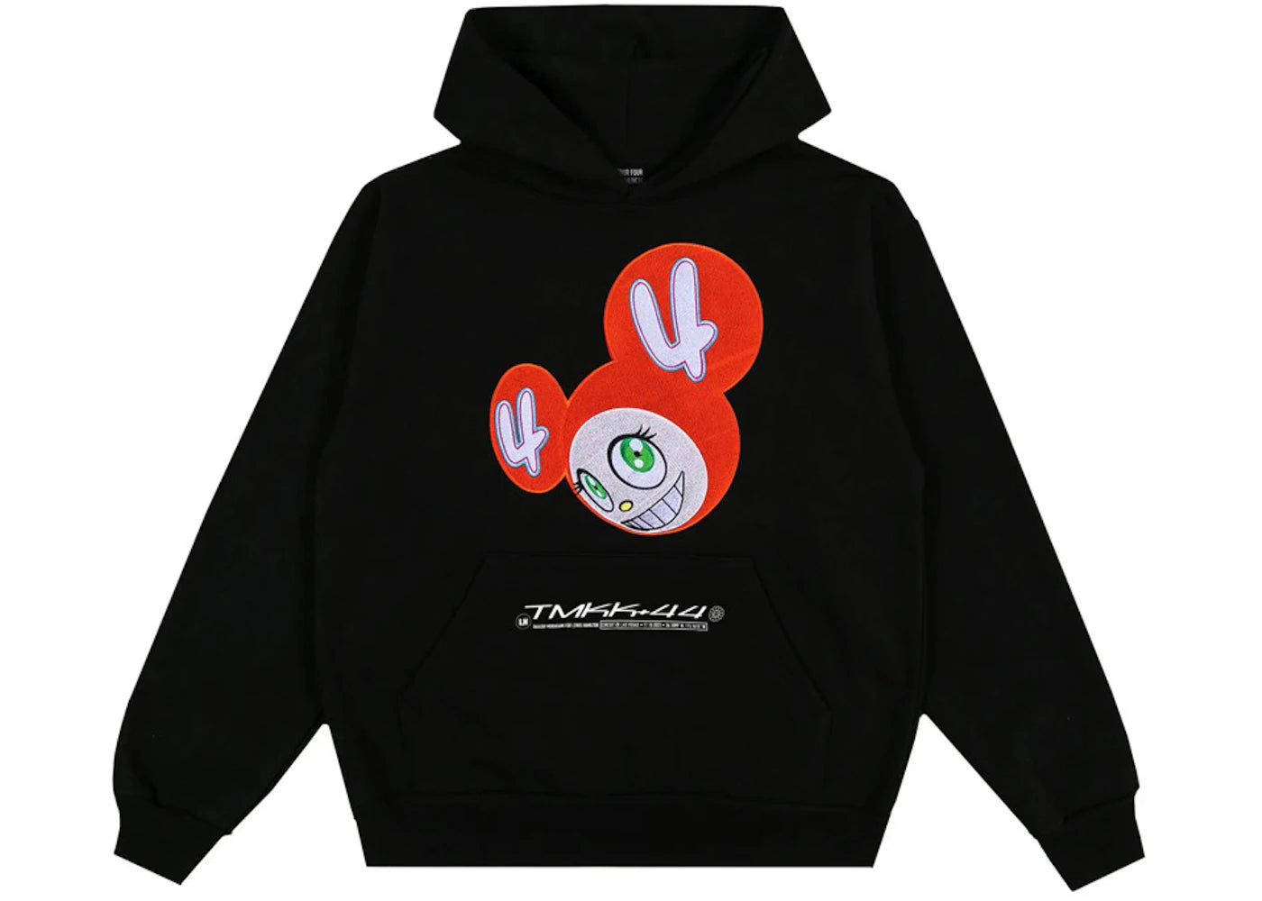 Takashi Murakami +44 DOB Hoodie Black