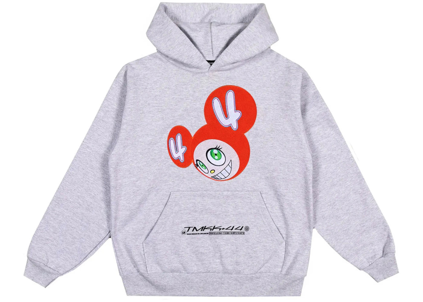Takashi Murakami +44 DOB Hoodie Grey