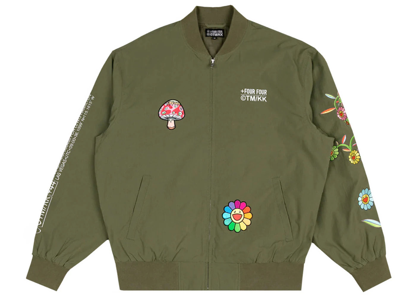 Takashi Murakami +44 Metamorphosis Bomber Jacket Olive
