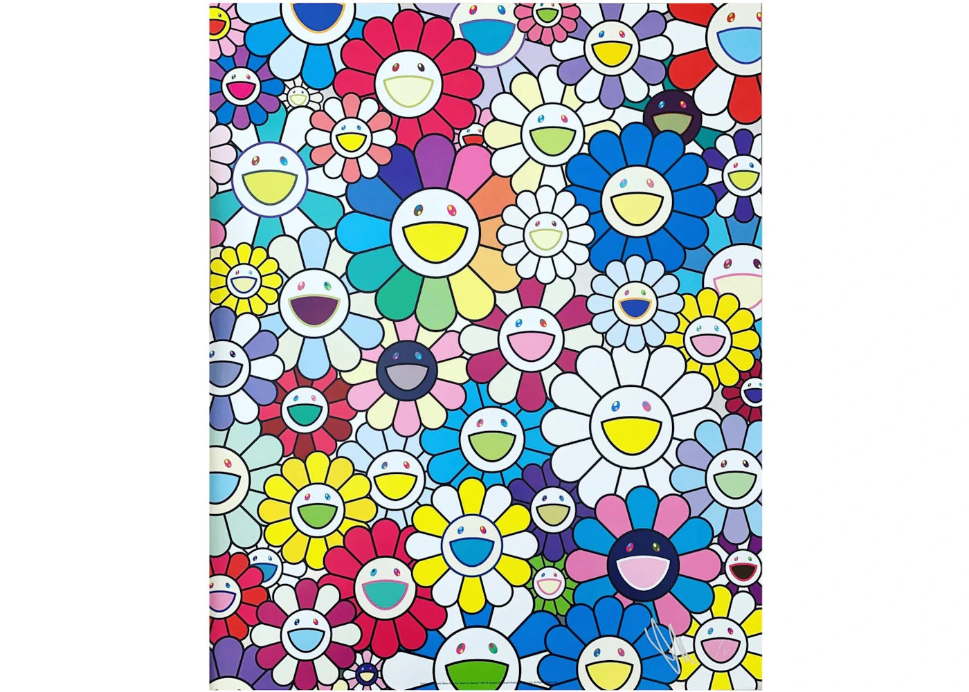 Takashi Murakami A Flower Field Seen From The Stairs To Heaven Print (Signed, Edition 300)