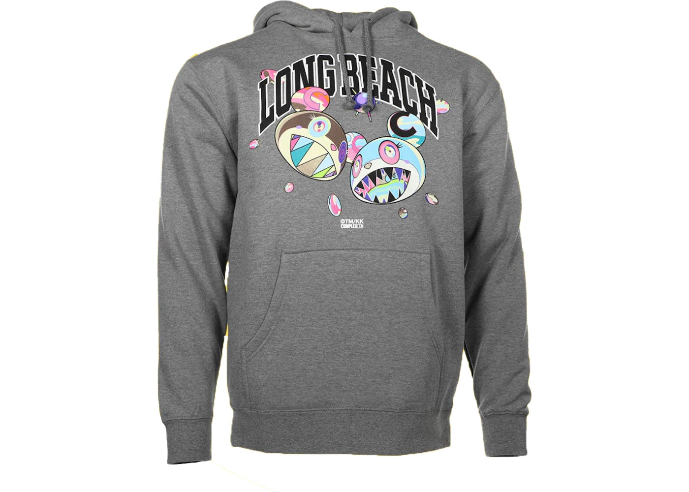 Takashi Murakami ComplexCon Long Beach Discord Hoodie Heather Grey