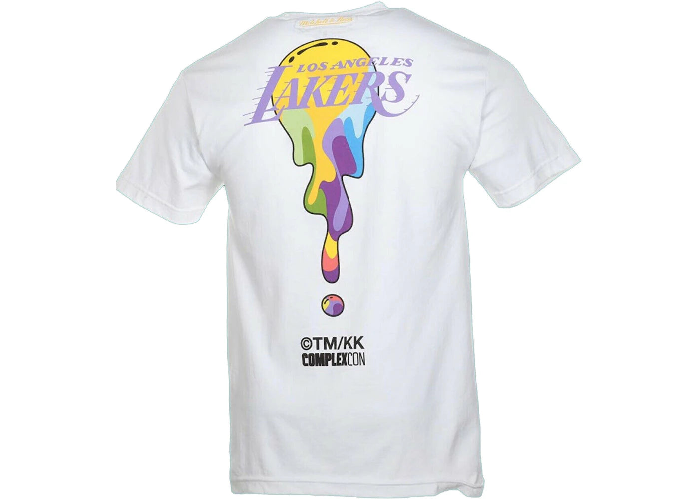 Takashi Murakami ComplexCon x LA Lakers M&N Drip Tee White