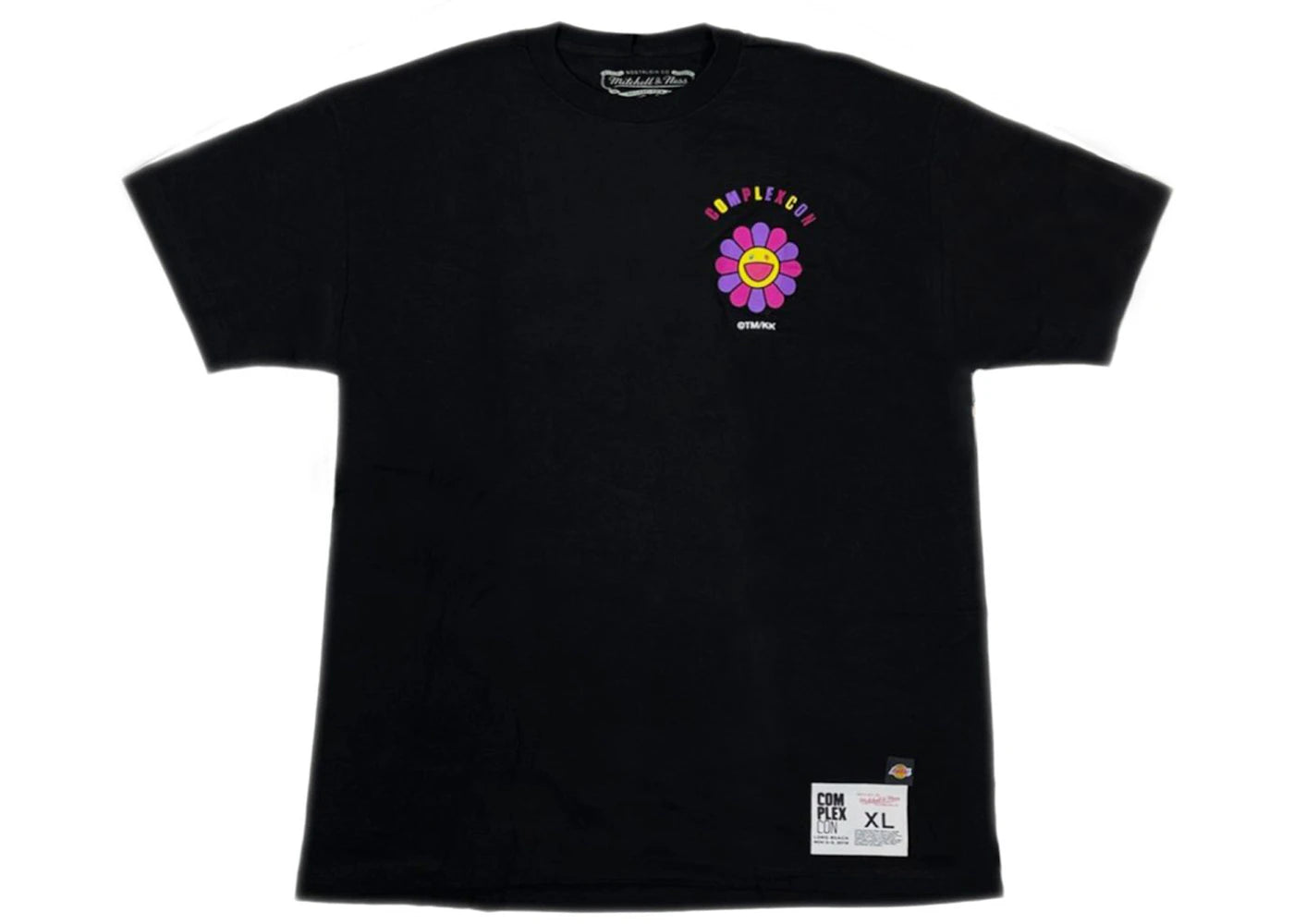 Takashi Murakami ComplexCon x LA Lakers M&N Logo Tee Black