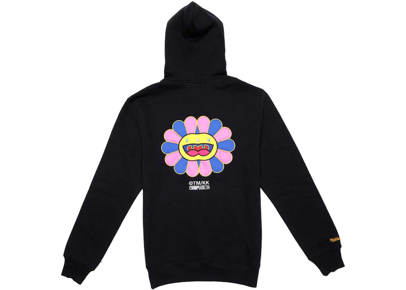 Takashi Murakami ComplexCon x LA Lakers M&N Mutated Flower Hoodie Black