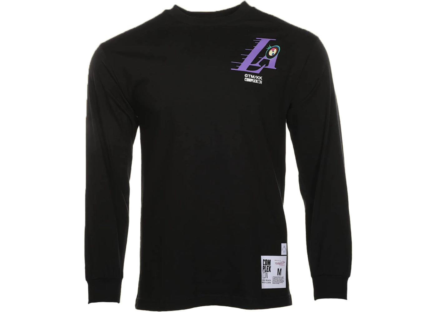 Takashi Murakami ComplexCon x LA Lakers M&N Triangle L/S Tee Black