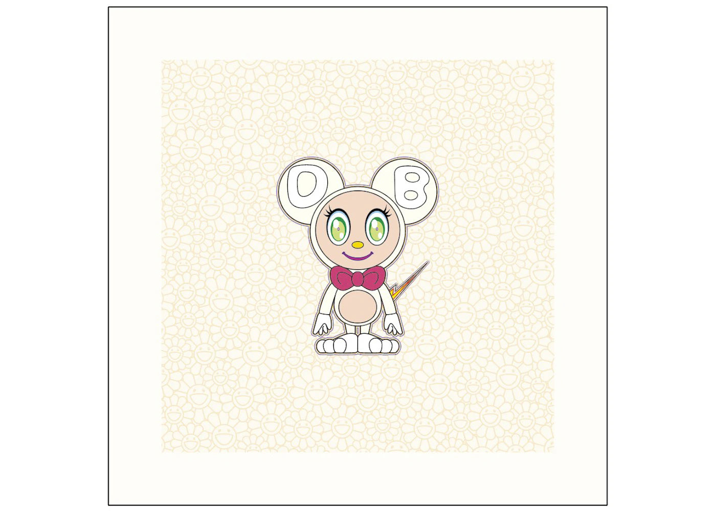 Takashi Murakami DOB 2020 Print White (Signed, Edition of 100)