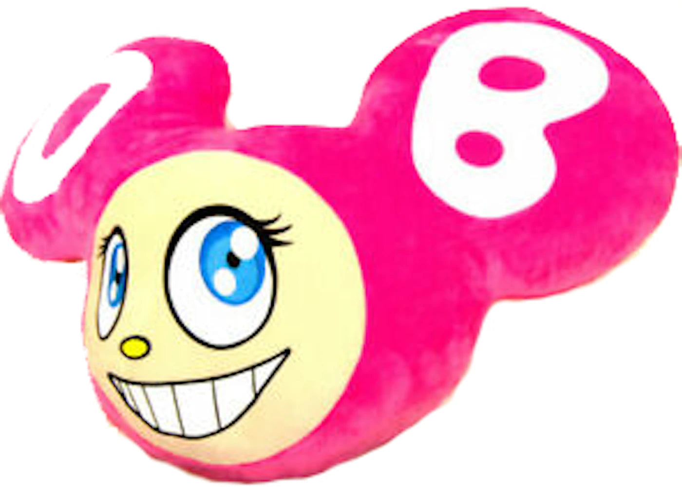 Takashi Murakami DOB Face Pillow Pink