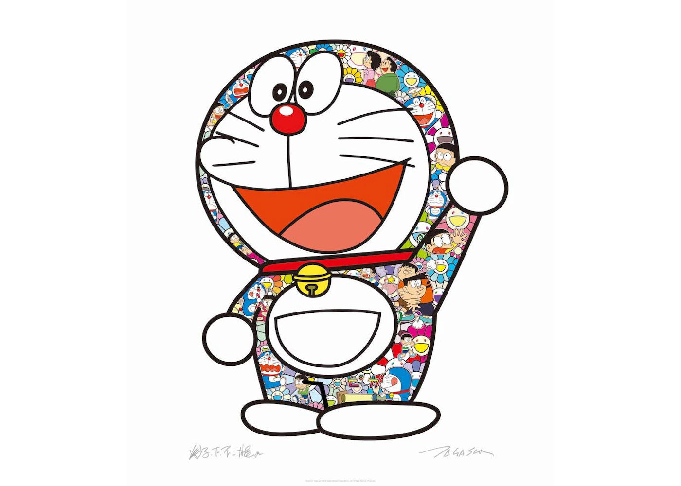 Takashi Murakami Doraemon, Thank You Print (Signed, Edition of 1000)