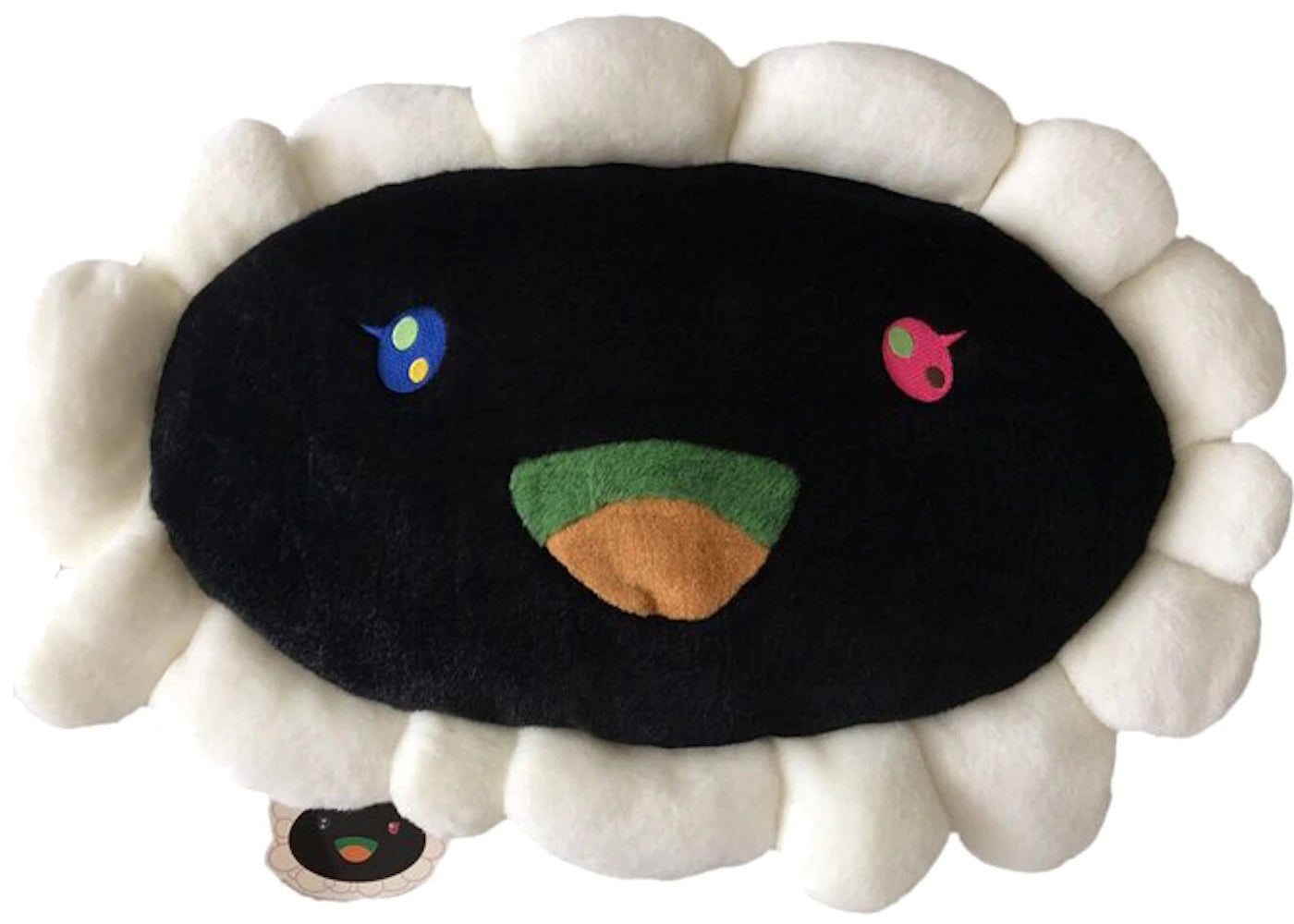 Takashi Murakami Downy Flower Plush Black/White