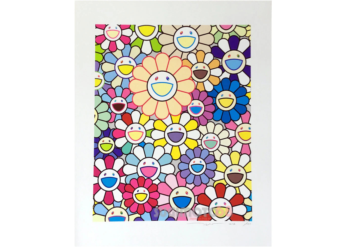 Takashi Murakami Field of Flowers Print (Signed, Edition of 100)