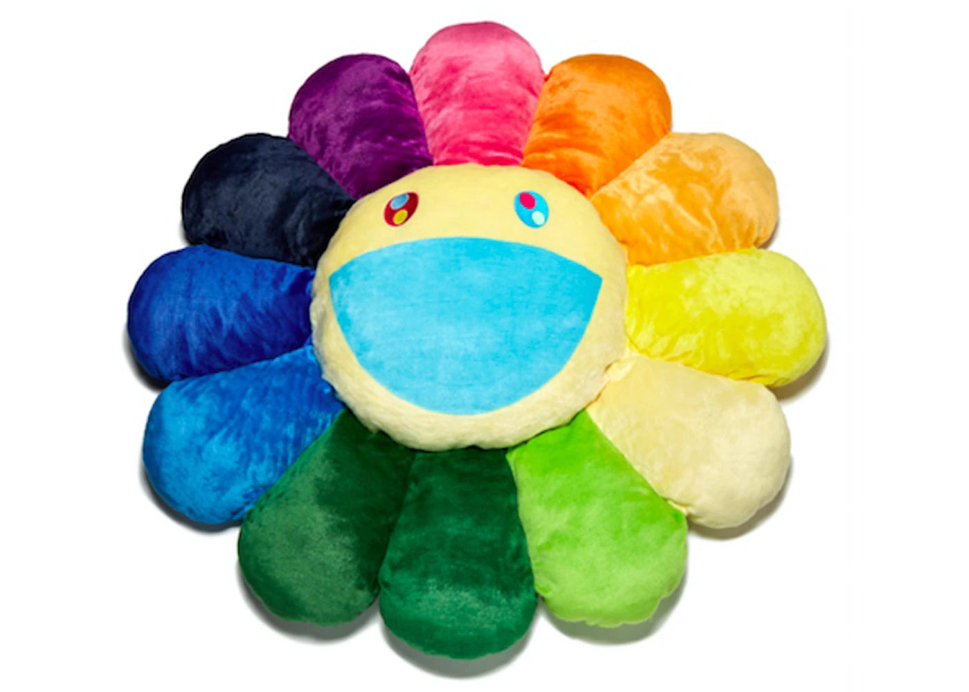 Takashi Murakami Flower Plush 1.5M Rainbow/Yellow