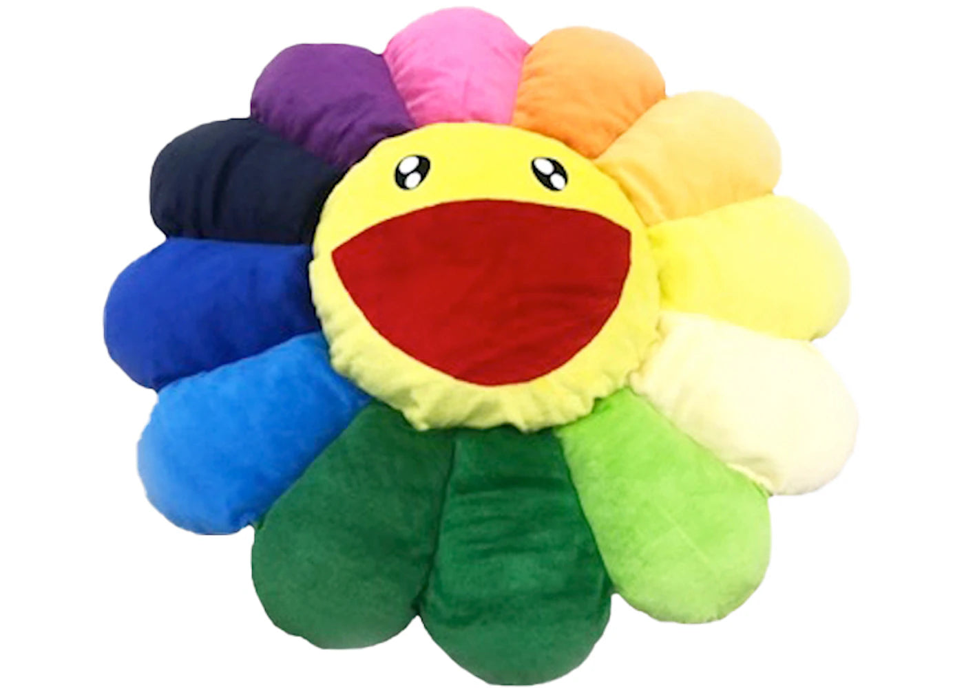 Takashi Murakami Flower Plush 1.5M Rainbow/Yellow