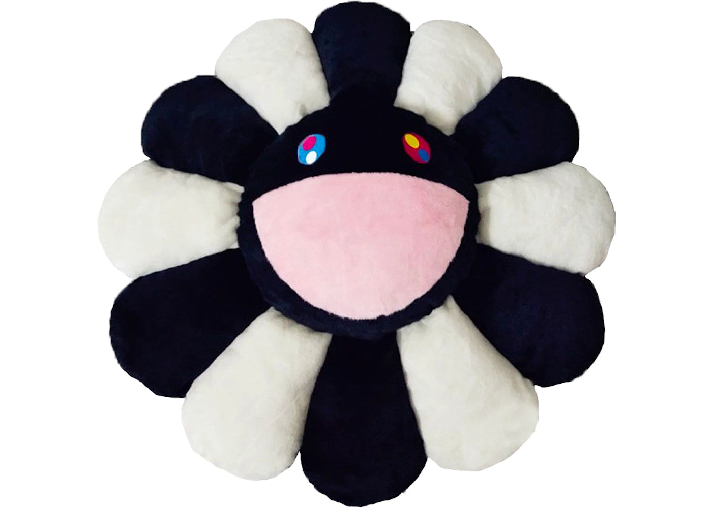 Takashi Murakami Flower Plush 1M Black/White