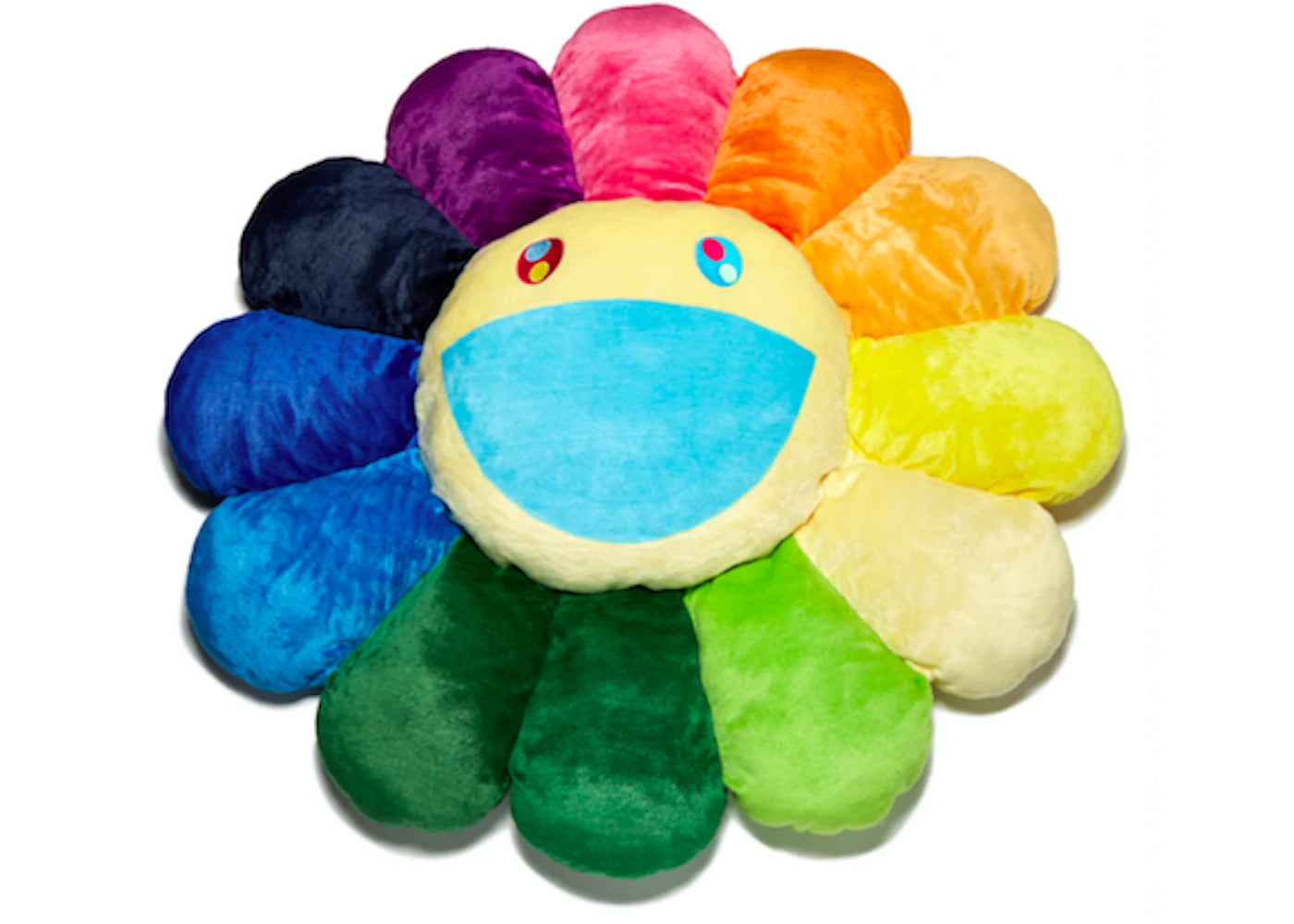 Takashi Murakami Flower Plush 2M Rainbow/Yellow