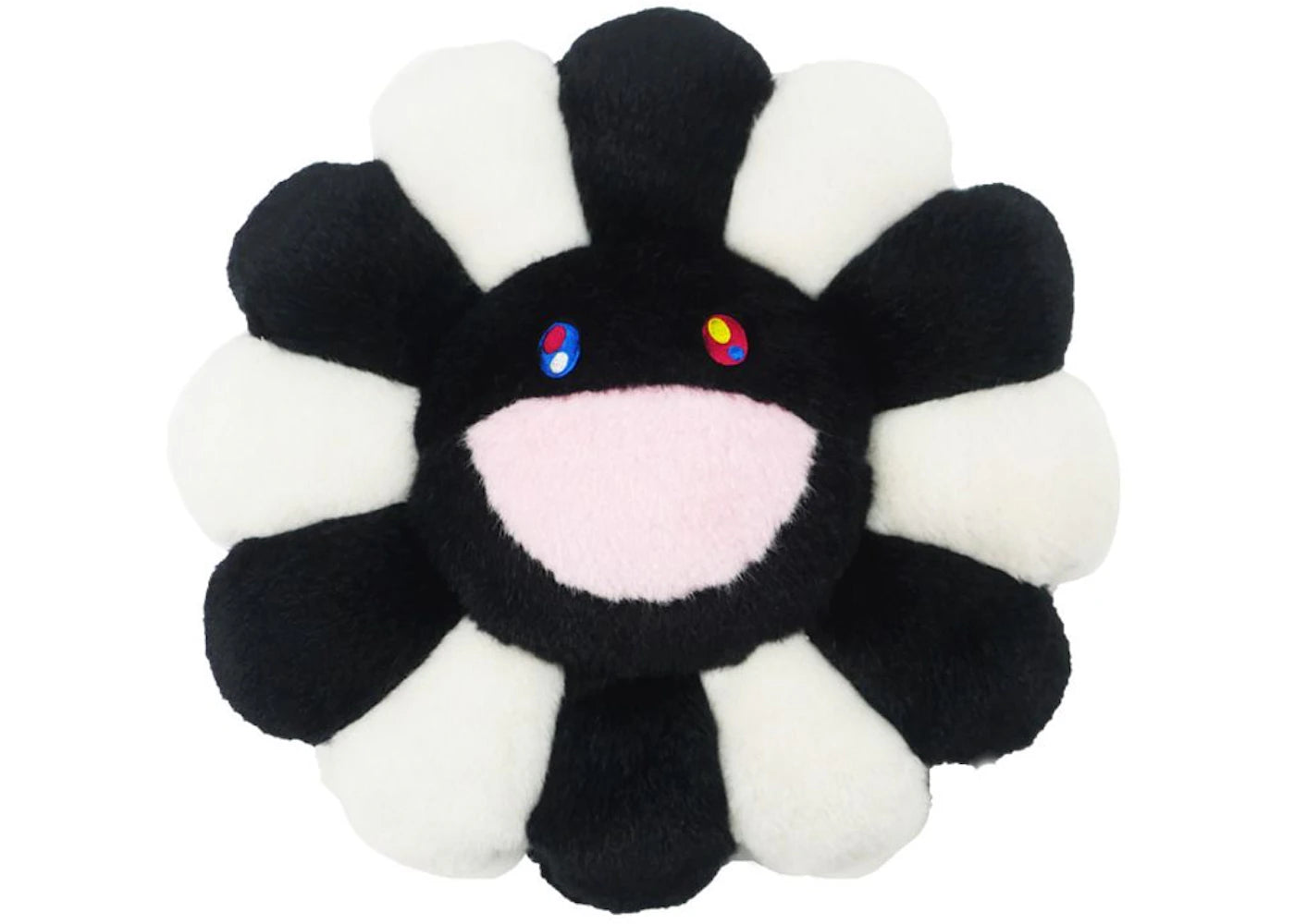 Takashi Murakami Flower Plush 30CM Black/White