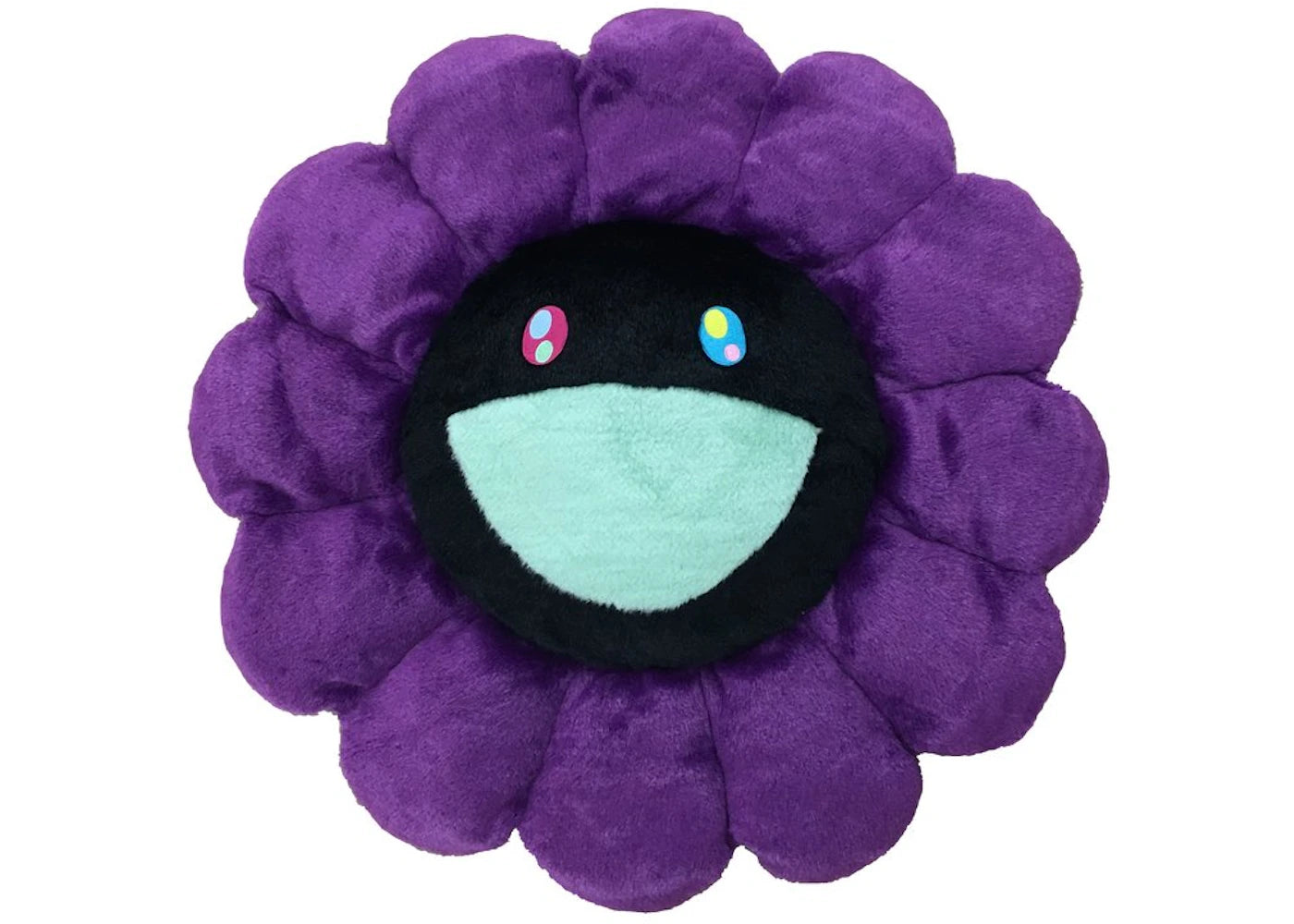 Takashi Murakami Flower Plush 30CM Purple/Black