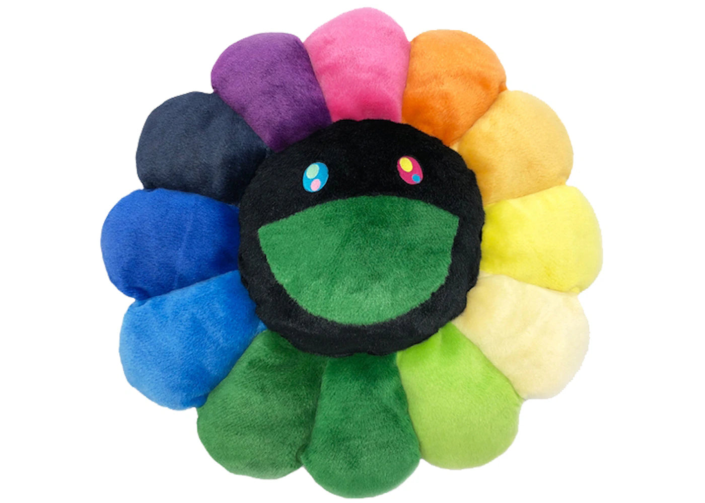 Takashi Murakami Flower Plush 60CM Rainbow/Black