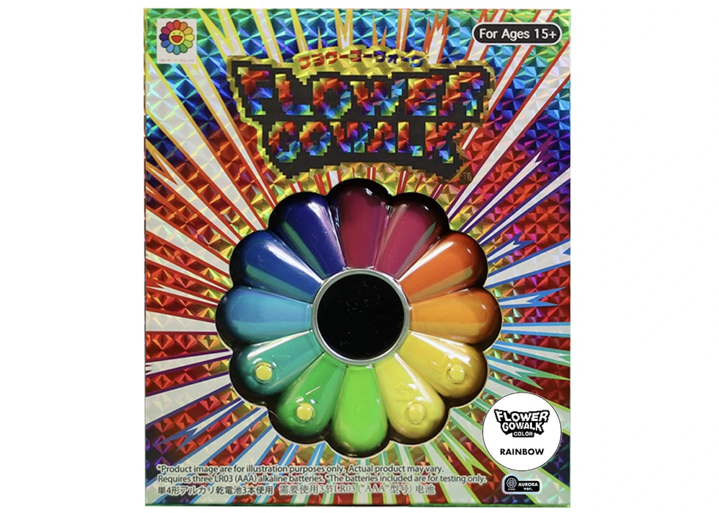 Takashi Murakami Flower Go Walk Color Game Aurora Rainbow