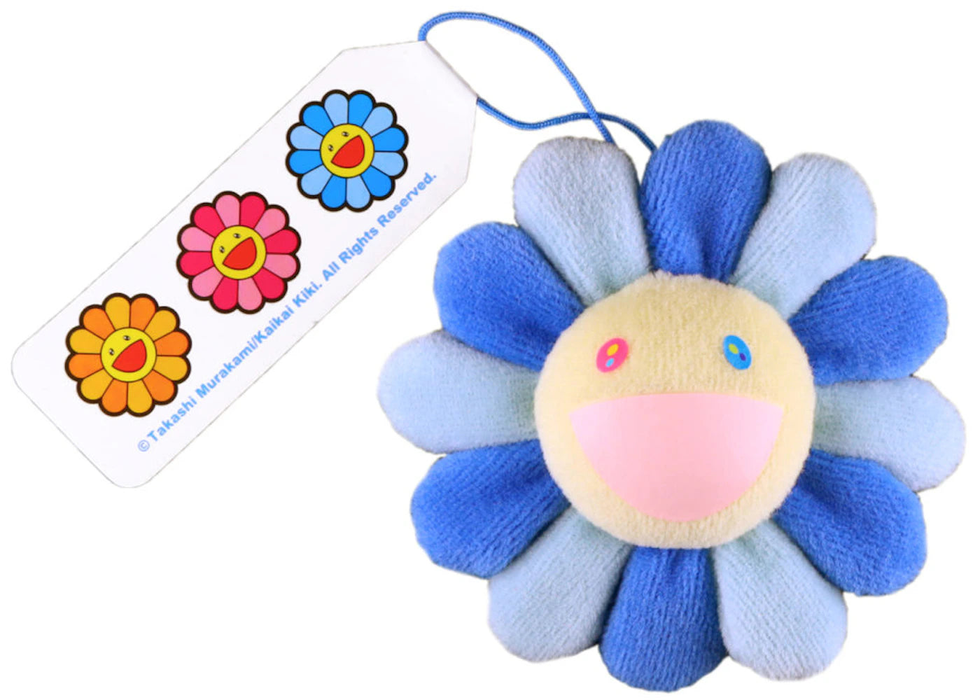 Takashi Murakami Flower Push Pin Blue/Light Blue