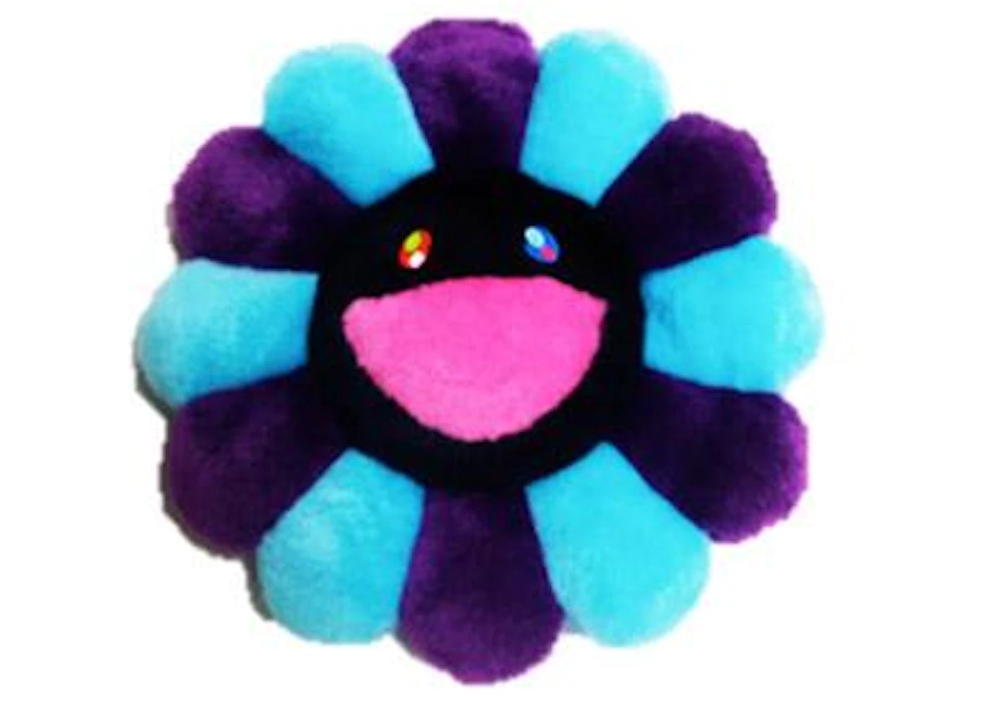 Takashi Murakami Flower Plush 60CM Purple/Turquoise/Black