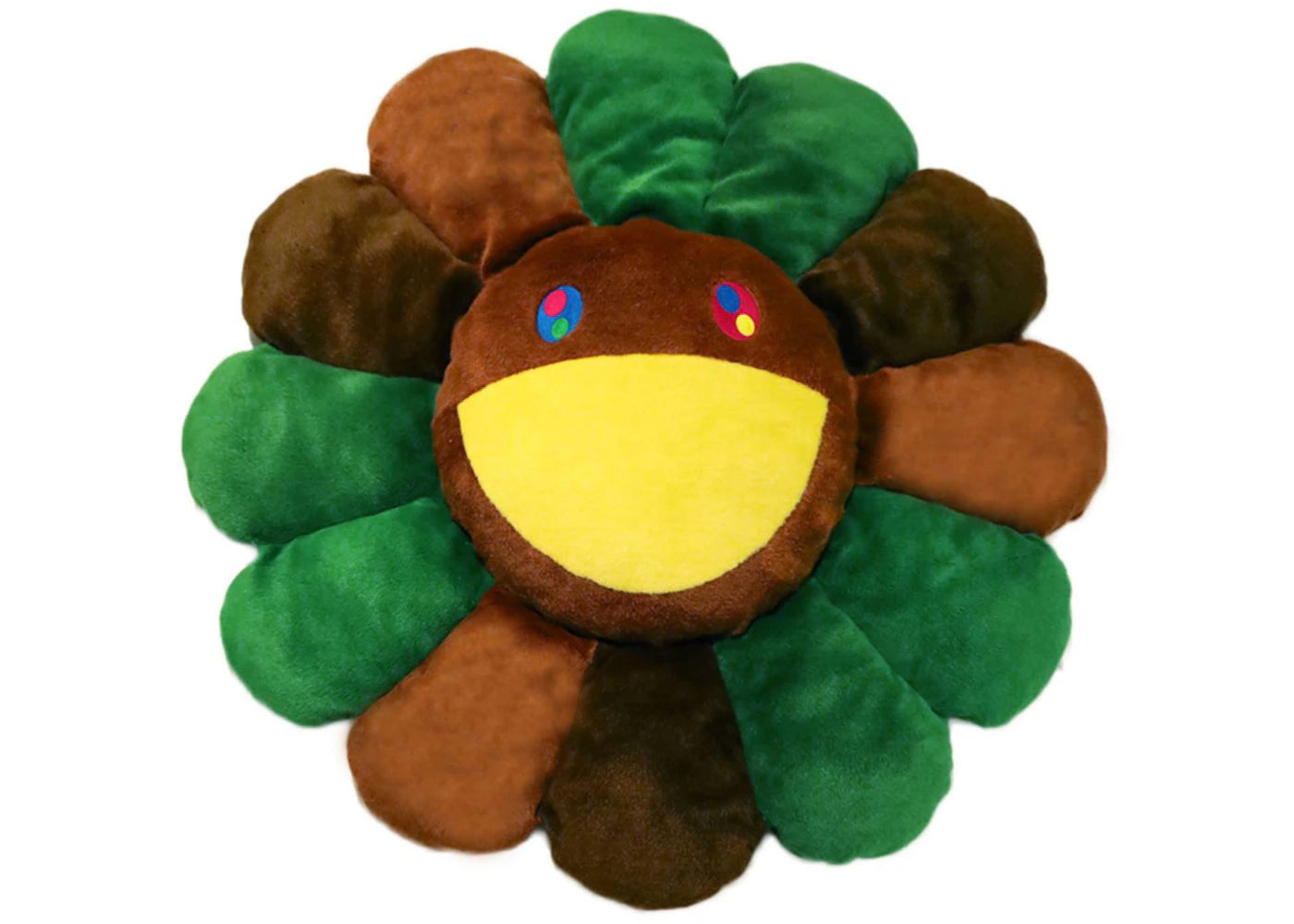 Takashi Murakami Flower Plush 1M Green/Brown