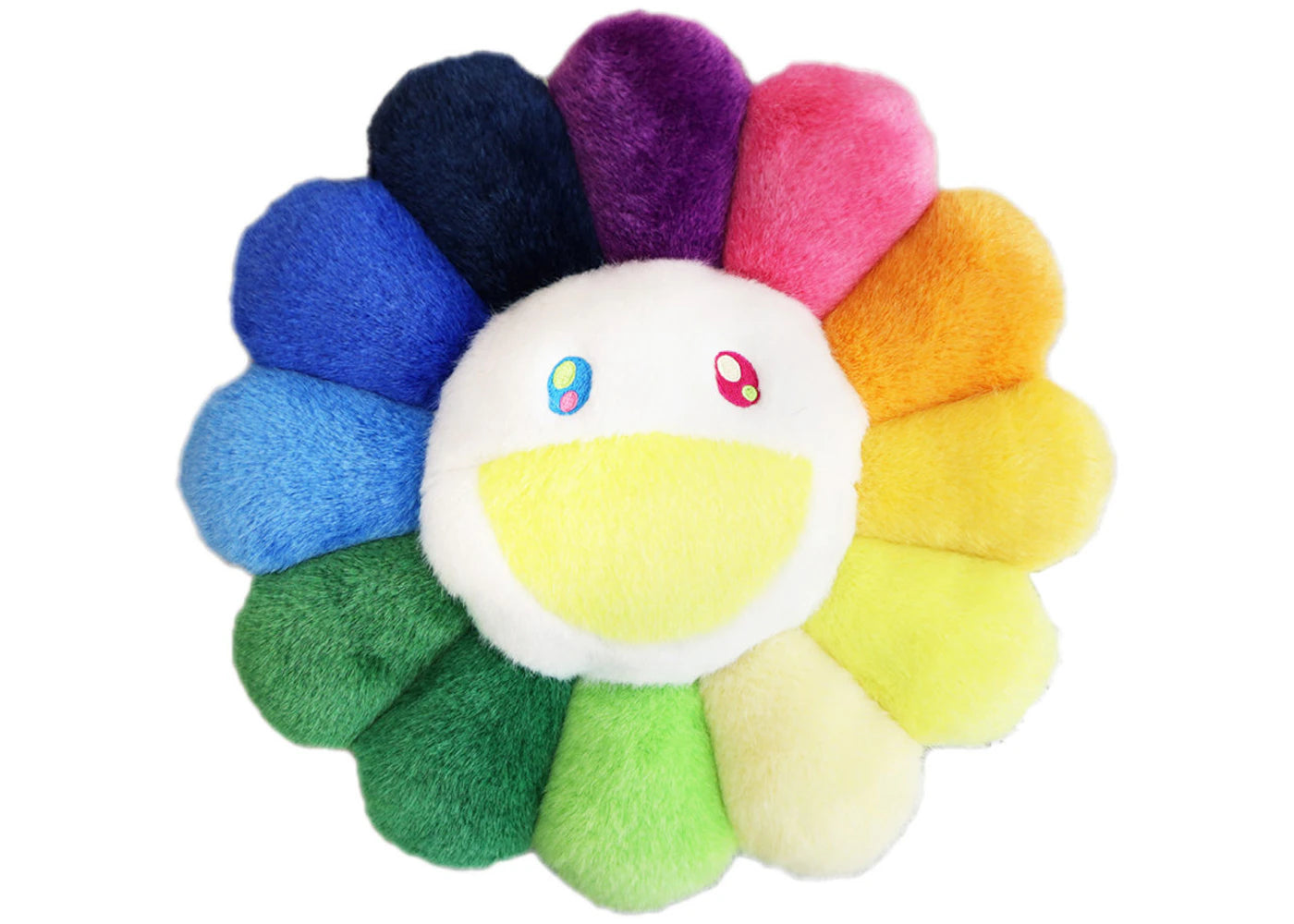 Takashi Murakami Flower Plush 30cm Rainbow/Yellow/White