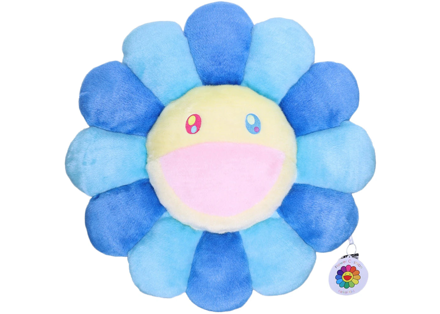 Takashi Murakami Flower Plush 60CM Blue/Turquoise/Yellow