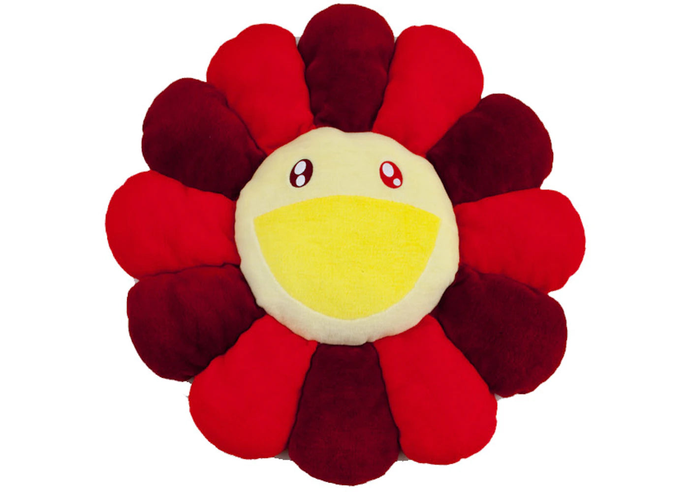 Takashi Murakami Flower Plush 60CM Red/Burgundy/Light Yellow