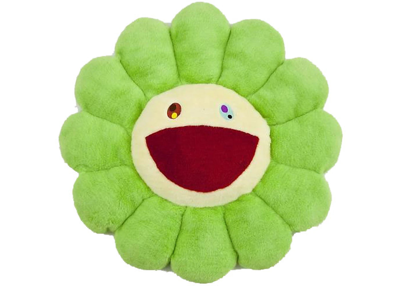 Takashi Murakami Flower Plush 60CM Bright Green/Light Yellow