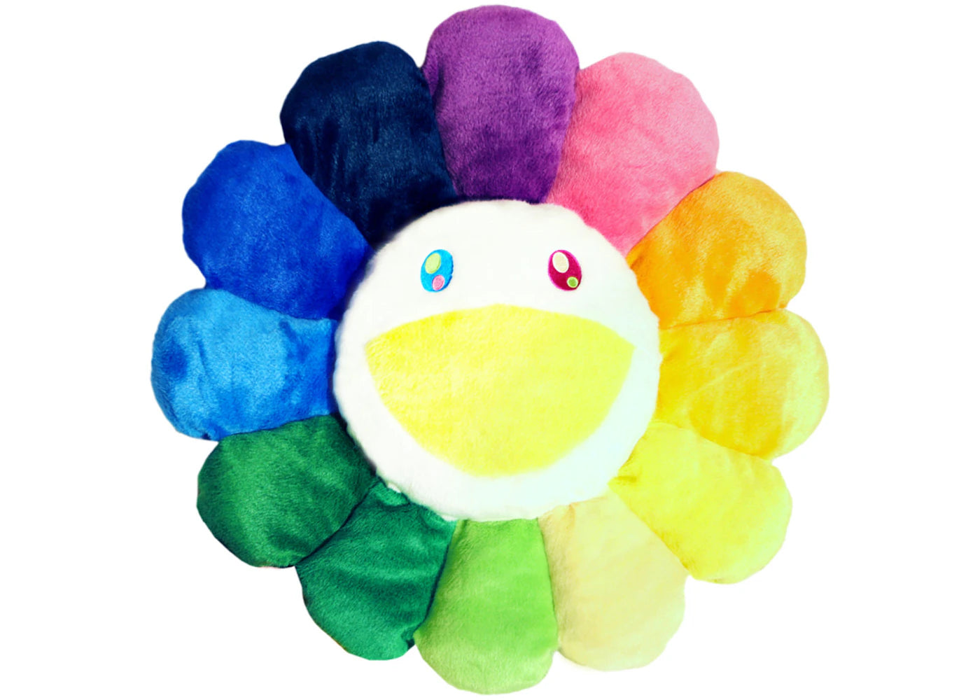 Takashi Murakami Flower Plush 60cm Rainbow/Yellow/White