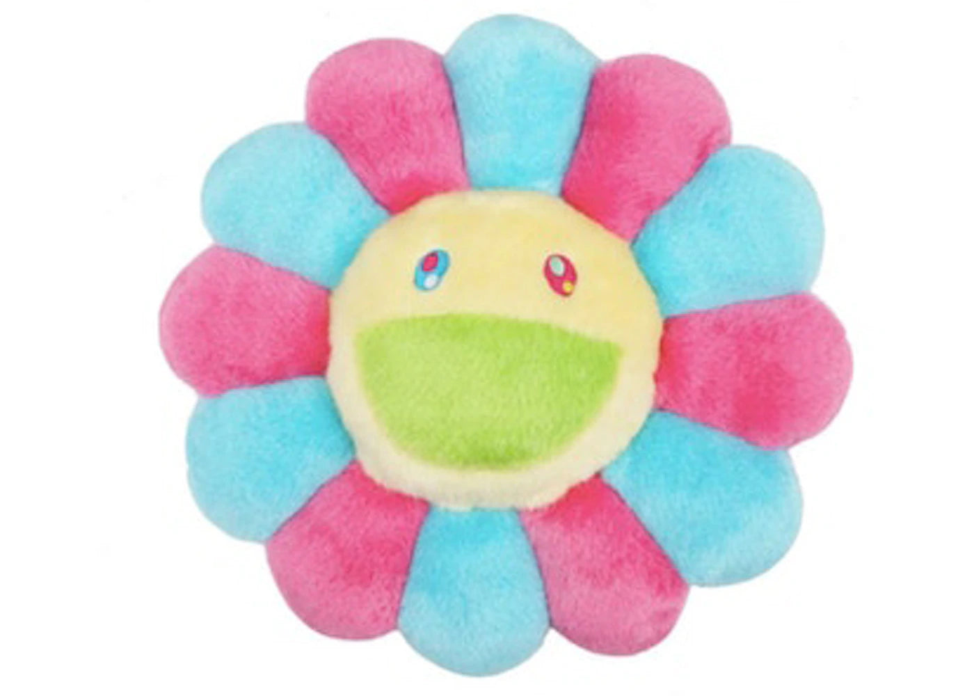 Takashi Murakami Flower Plush 1M Light Blue/Pink/ Light Yellow