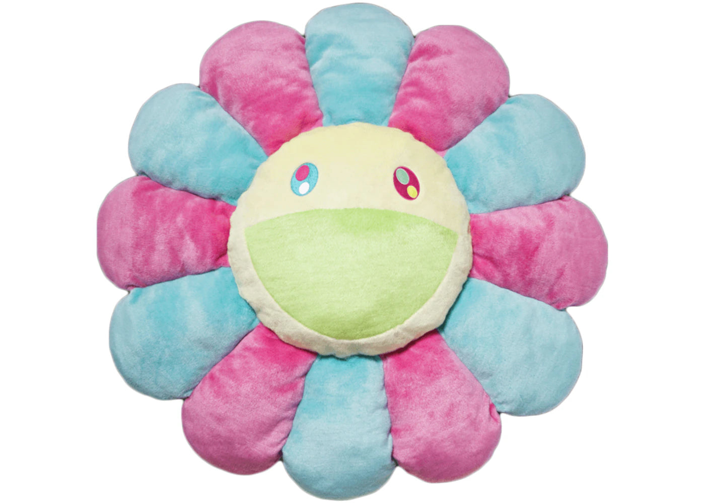 Takashi Murakami KK Flower Plush 1M Pink/Blue/Pale Yellow