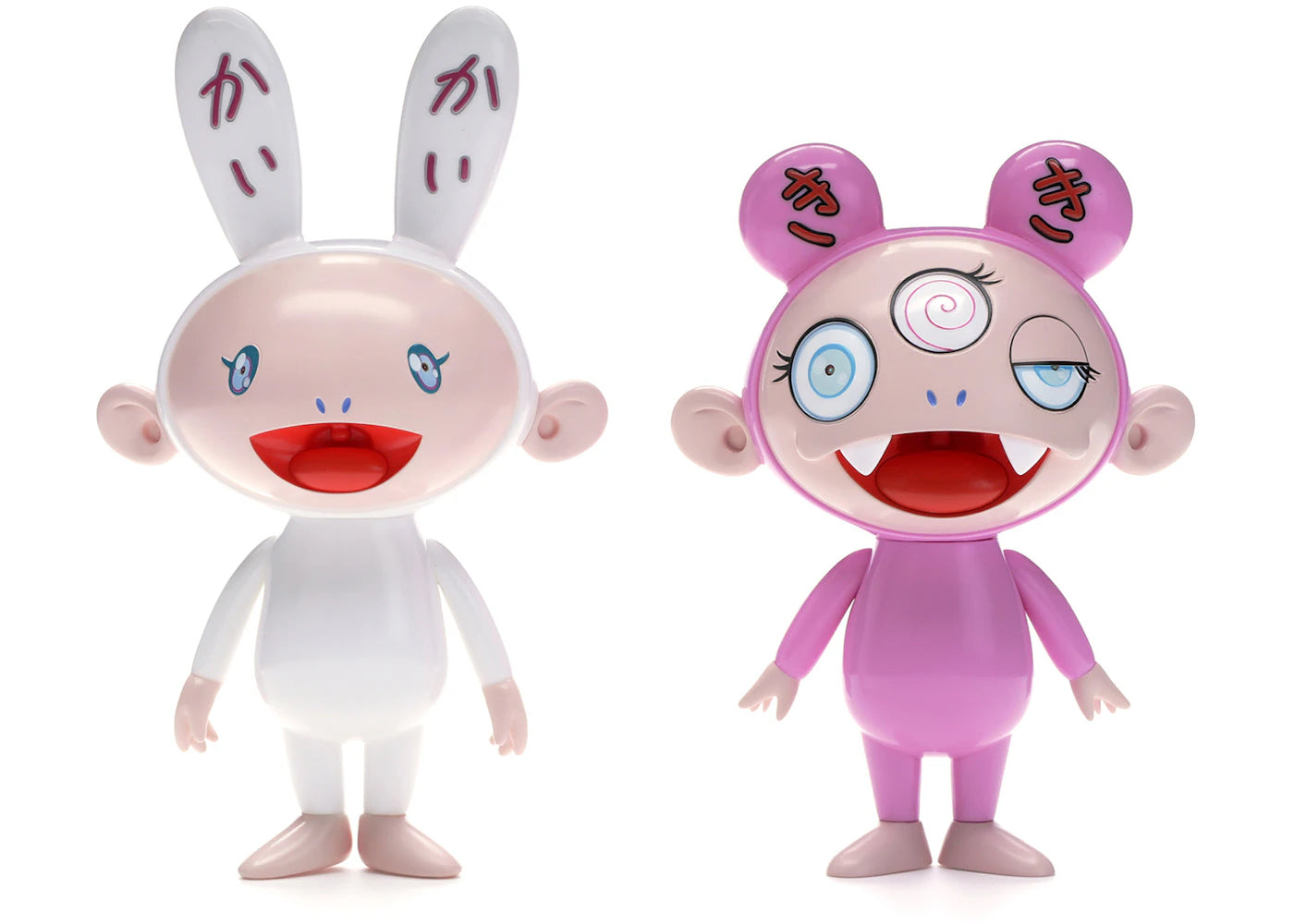 Takashi Murakami Kaikai & Kiki (Blue Eyes) Figures (Set of 2) Multi