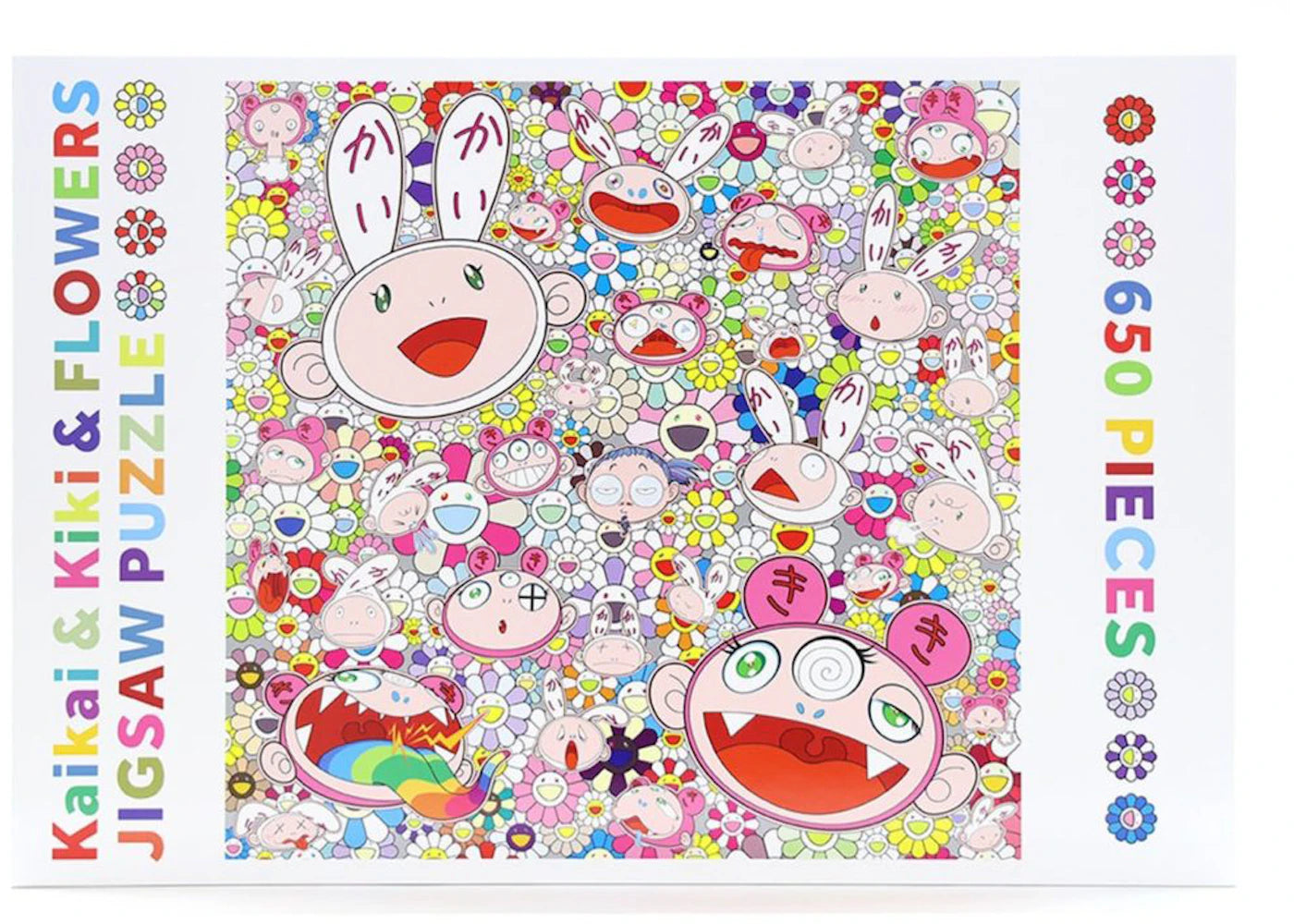 Takashi Murakami Kaikai & Kiki & FLOWERS Jigsaw Puzzle (650 Pieces)