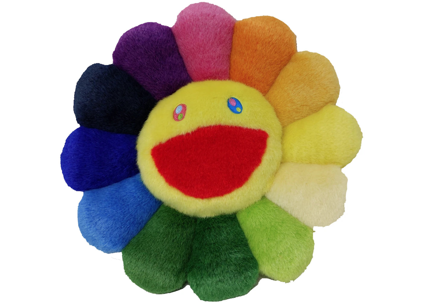 Takashi Murakami Flower Plush MoMA Exclusive 30CM Rainbow/Yellow