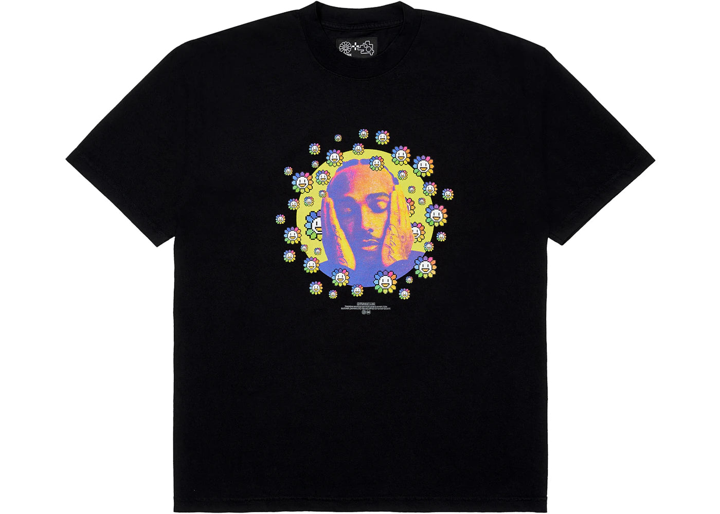Takashi Murakami Lewis Hamilton Lewis T-shirt Black