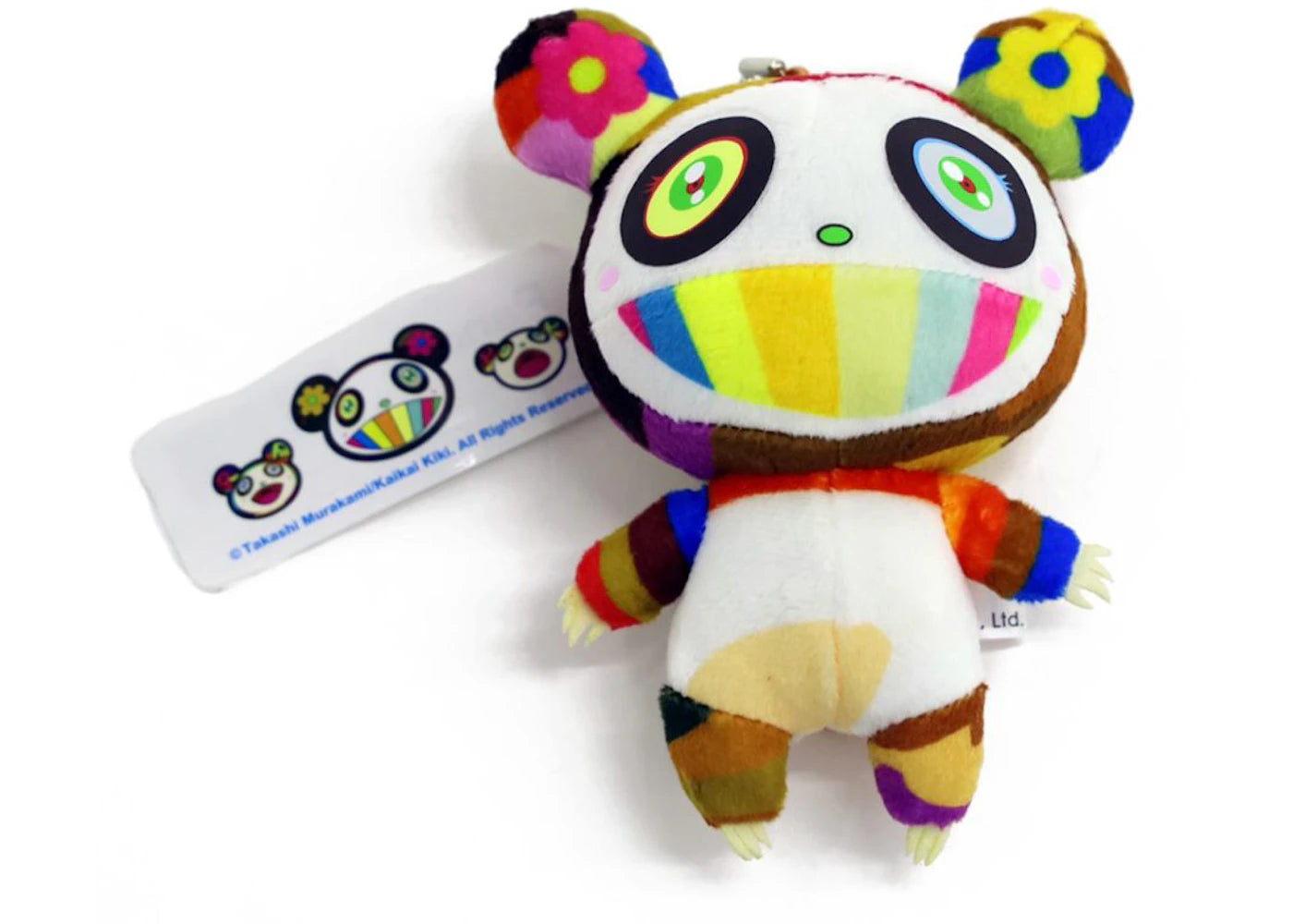 Takashi Murakami Mini Panda Plush Keychain Multi