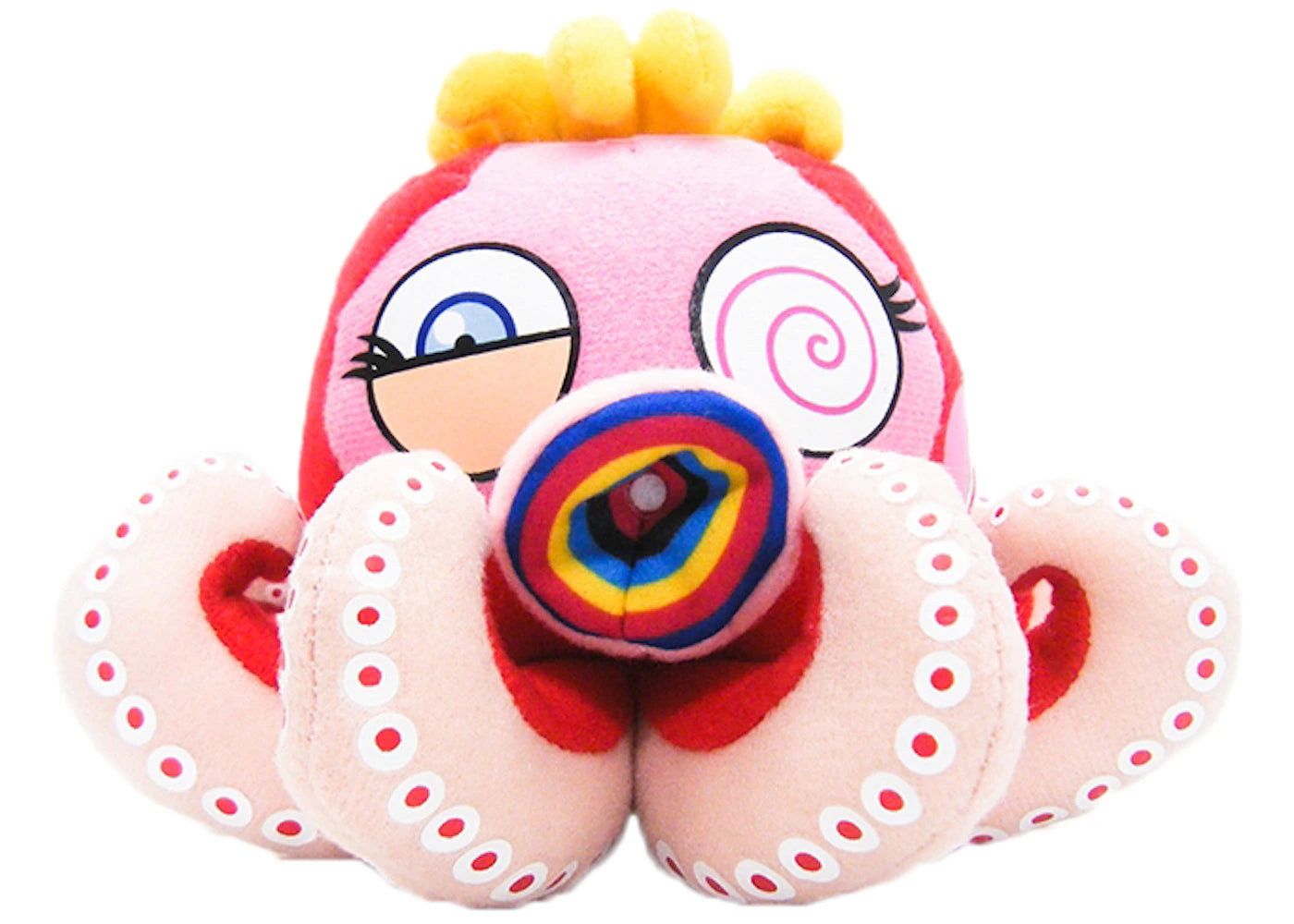 Takashi Murakami Octopus Mini Plush Red