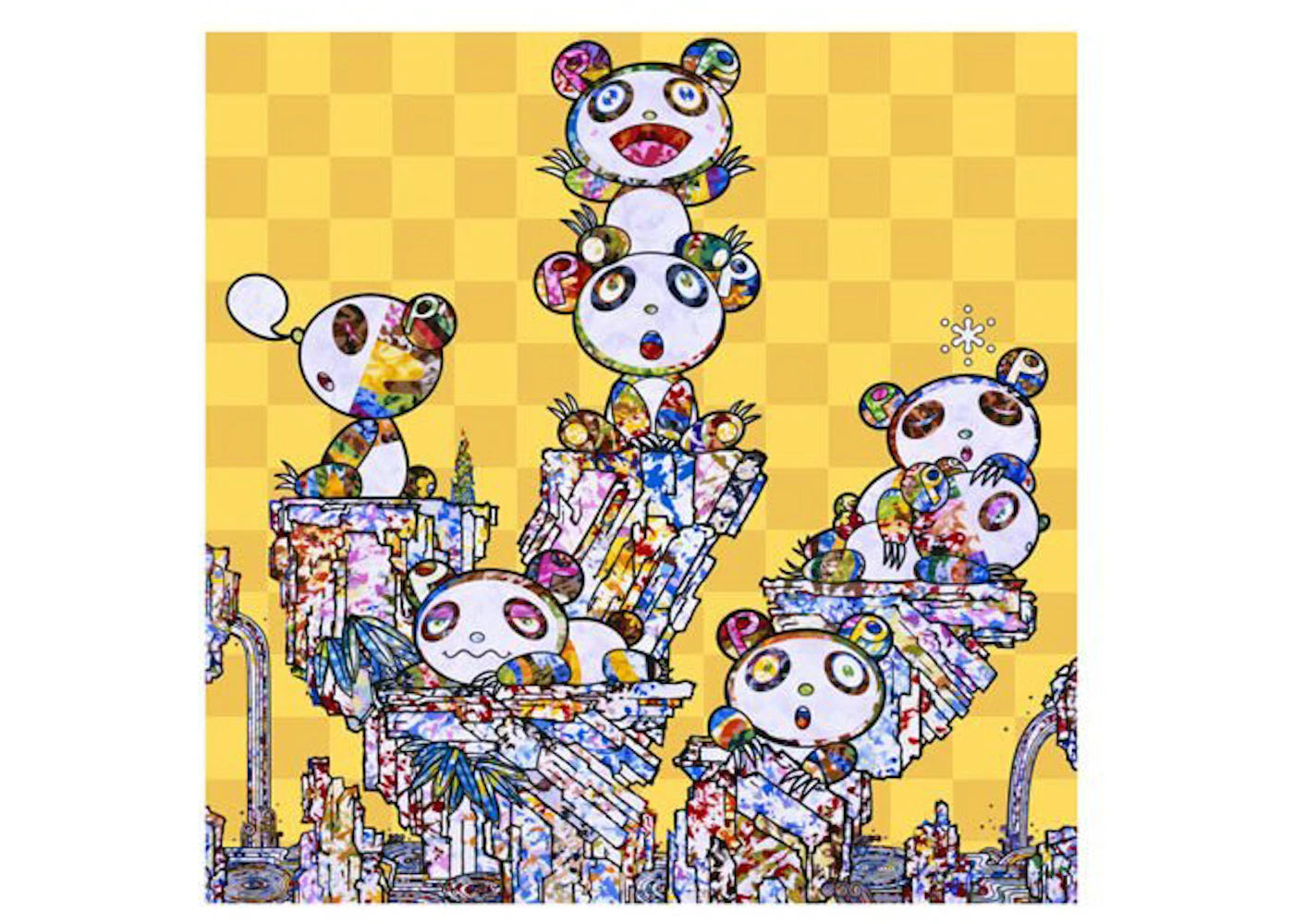 Takashi Murakami Panda Cubs Panda Print (Signed, Edition of 300)