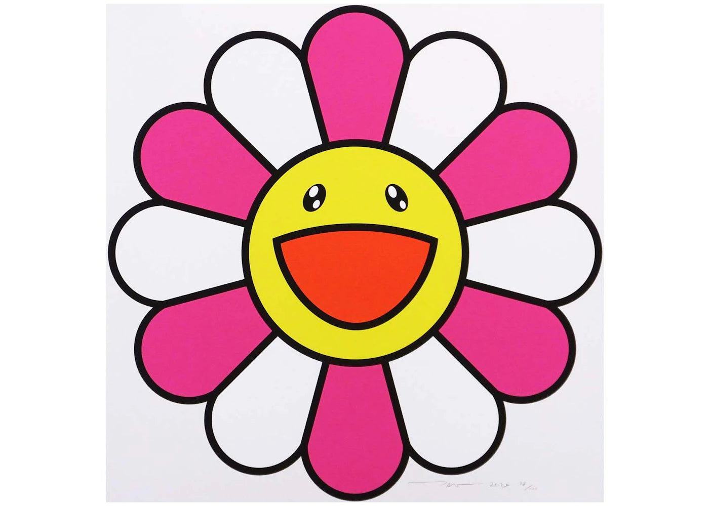 Takashi Murakami Pinky Flower Print (Signed, Edition of 100)