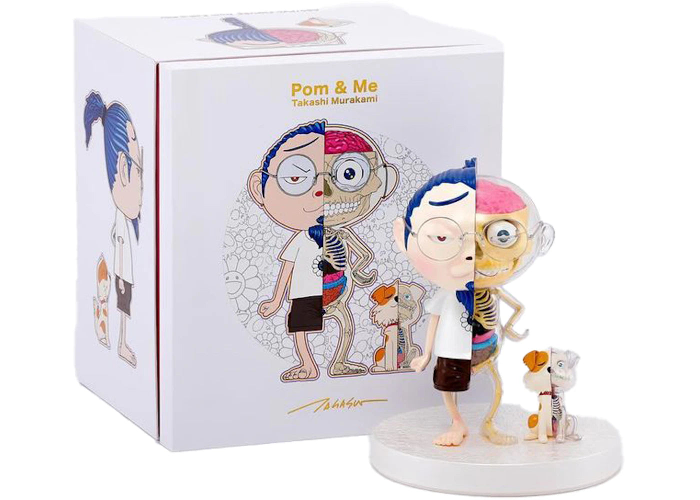 Takashi Murakami Pom & Me Anatomical Model Figure