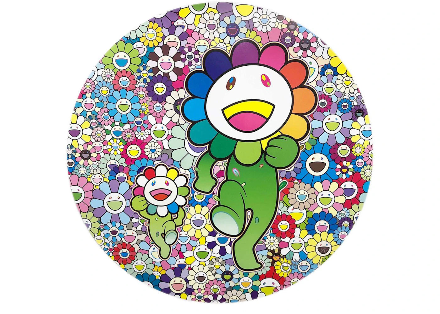 Takashi Murakami Rum Pum Pum in a Field of Flowers! Print (Signed, Edition of 300) Multi