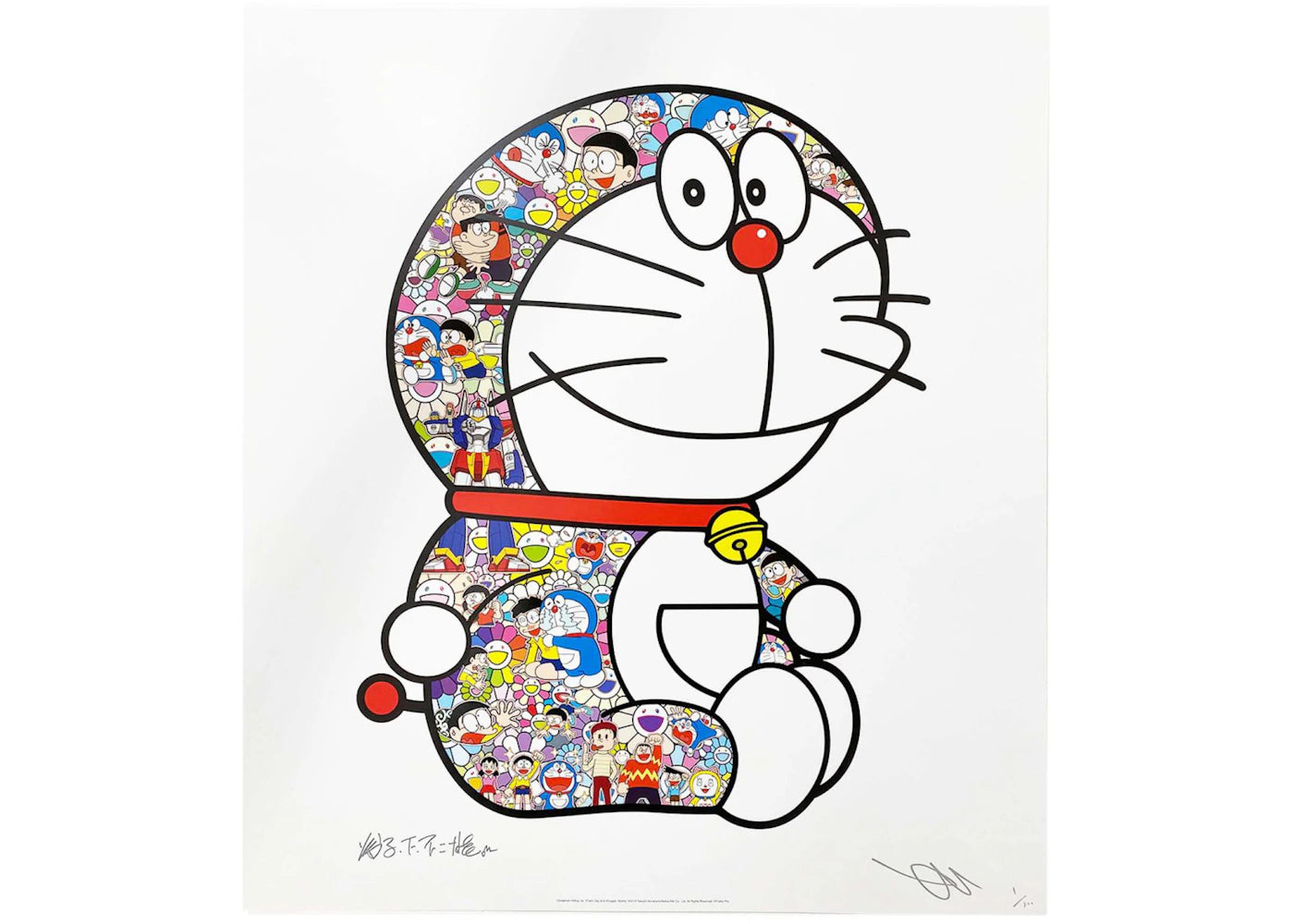 Takashi Murakami Sitting Doraemon Its hard every day, Nobita-kun Print (Signed, Edition of 300)