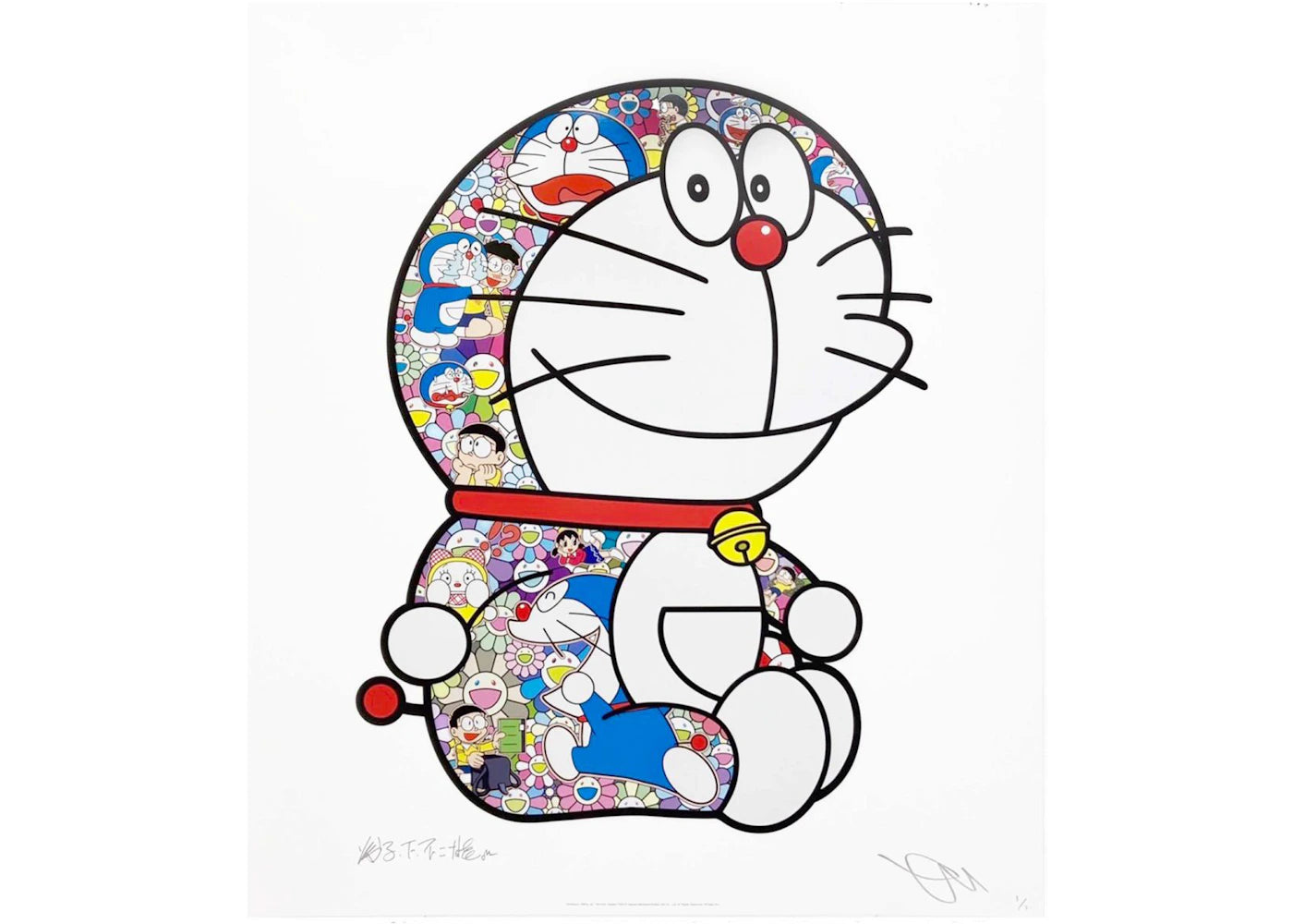 Takashi Murakami Sitting Doraemon "Oi Nobita-kun !!" Print (Signed, Edition of 300)