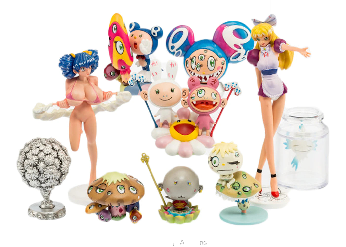 Takashi Murakami Super Flat Museum (10 Figure) Set