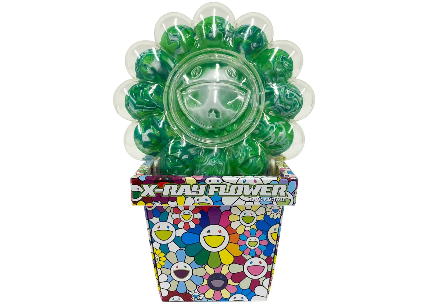 Takashi Murakami X-Ray Flower Figure Green