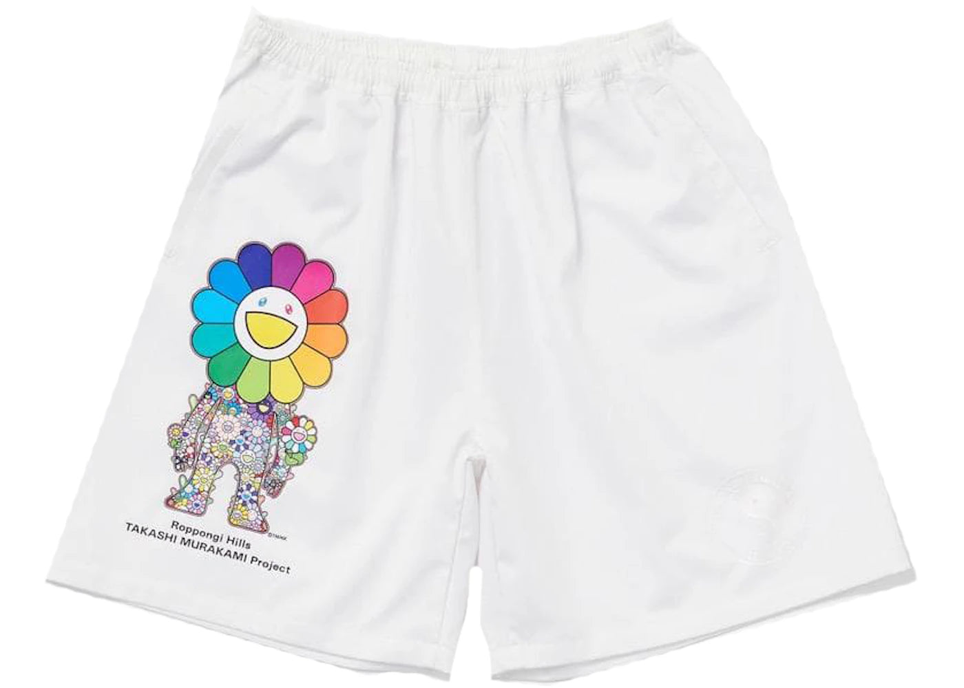 Takashi Murakami x BEAMS T & C Surf Swim Shorts White