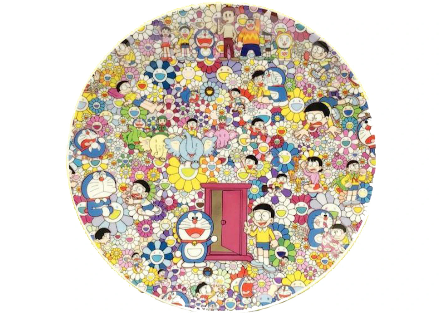 Takashi Murakami x Doraemon Ceramic Plate