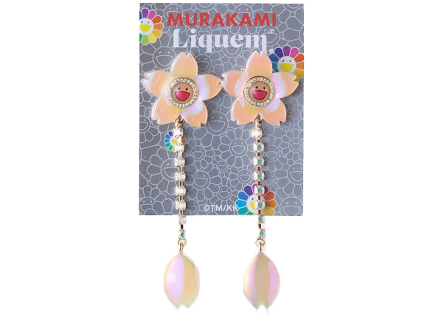 Takashi Murakami x Liquem Cherry Blossom Sakura Ear Clips