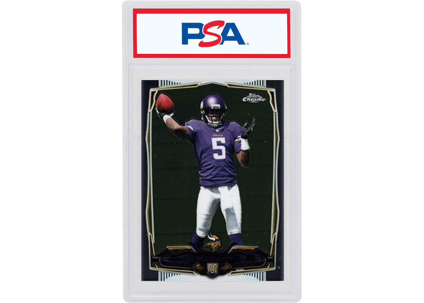Teddy Bridgewater 2014 Topps Chrome Rookie Ball Over Head #173 (PSA or BGS Graded)